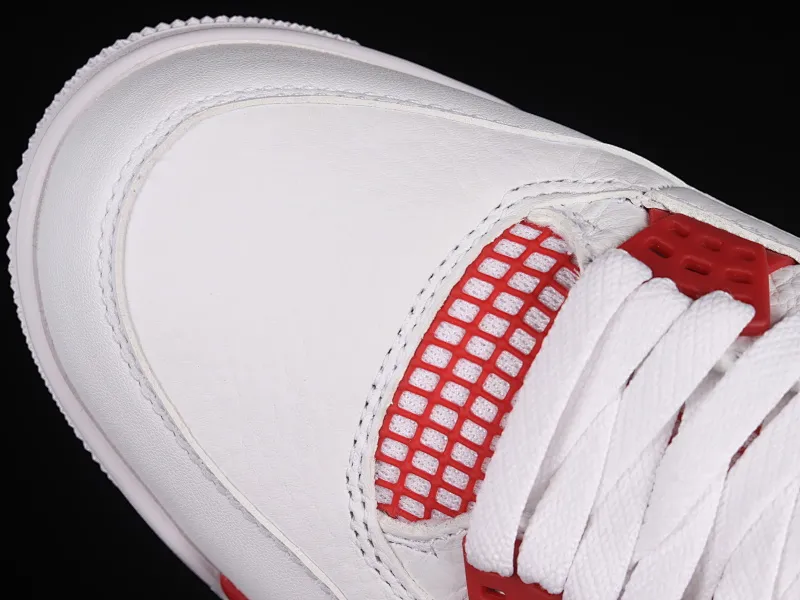 All categories Air Jordan Jordan series basketball shoes Air Jordan 4 Pure original Air Jordan 4 Motorsport AJ4 Joe 4 racing white and red 308497-106